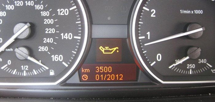 BMW Oil Change Indicator Light