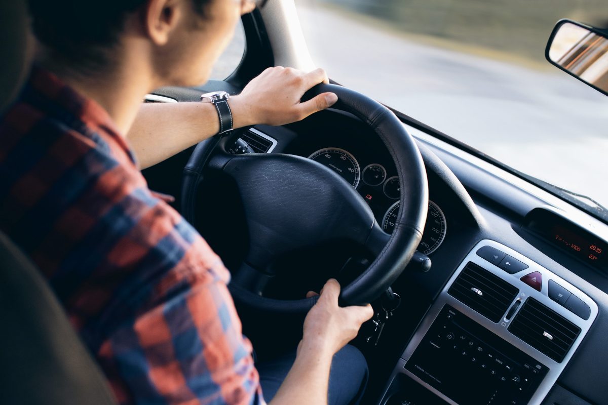 woman driving vehicle in dallas texas